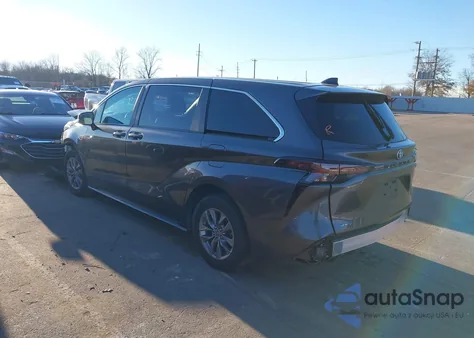 2025 Toyota Sienna Le из США, поврежденный, VIN 5TDKRKEC5SS225530